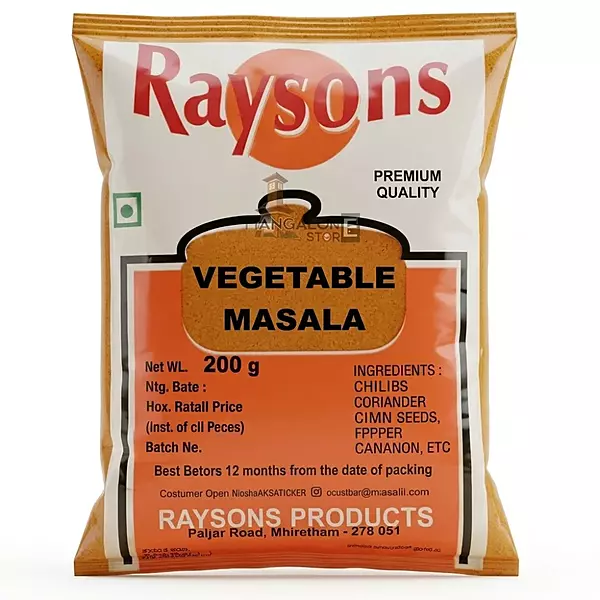 Raysons Vegetable Masala