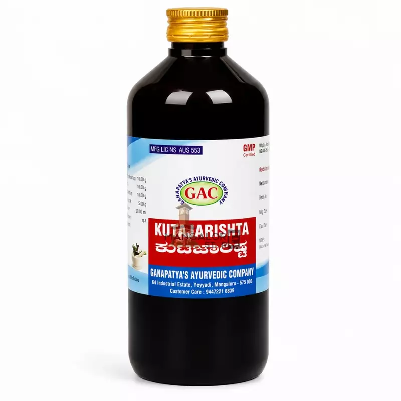 GAC Kutajarista – Ayurvedic Tonic for Digestive Wellness & Gut Health – 600ml