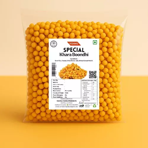 Vishnu Special Khara Boondhi – Crispy, Spicy & Irresistible-200g
