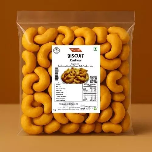 Vishnu Special Cashew Shaped Biscuit