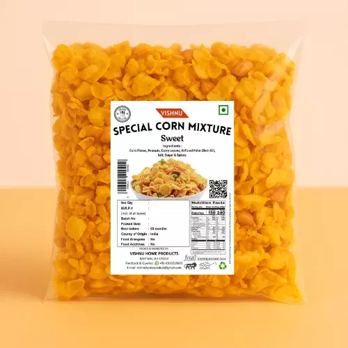 Vishnu Special Cornflake Sweet Mixture- 200g-Pack of 01