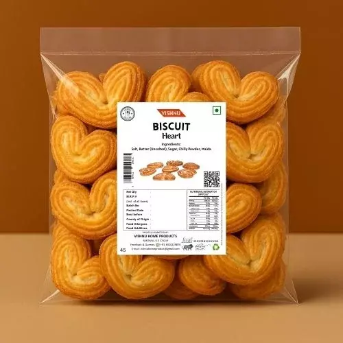 Vishnu Special Heart Shaped Biscuit