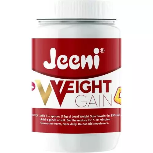 Jeeni Weight Gain Powder – High-Calorie Nutrition Supplement for Healthy Weight Gain – 1kg