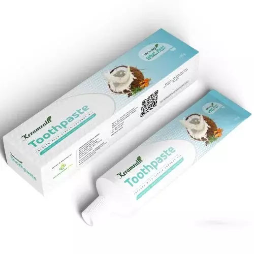 Keramruth Virgin Coconut Oil Toothpaste – Natural Oral Care- 100g