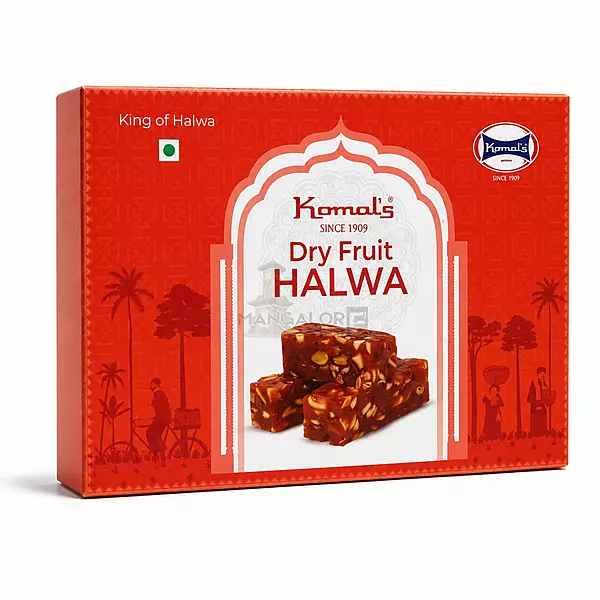 KOMAL'S SWEETS Dry Fruit Halwa | Rich Festive Sweet- 250g