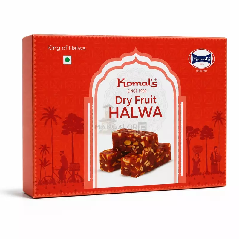 KOMAL'S SWEETS Dry Fruit Halwa | Rich Festive Sweet- 250g