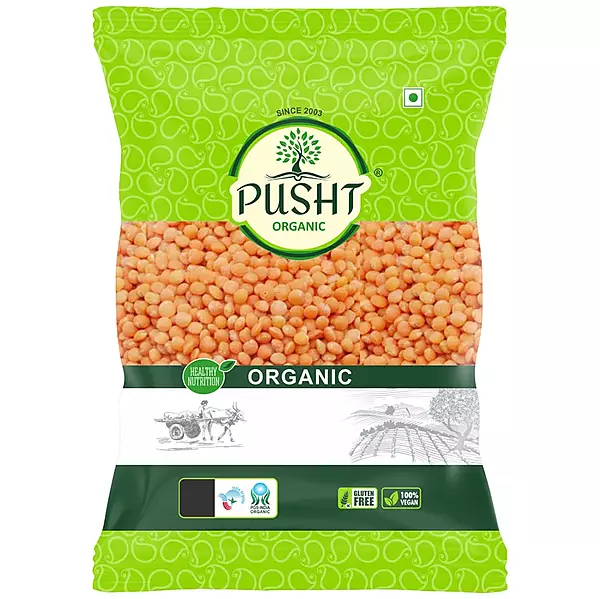 Pusht Organic Masoor Dhuli Dal