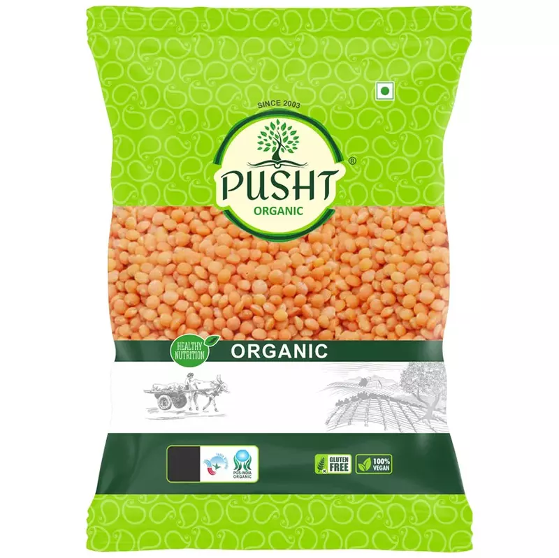 Pusht Organic Masoor Dhuli Dal