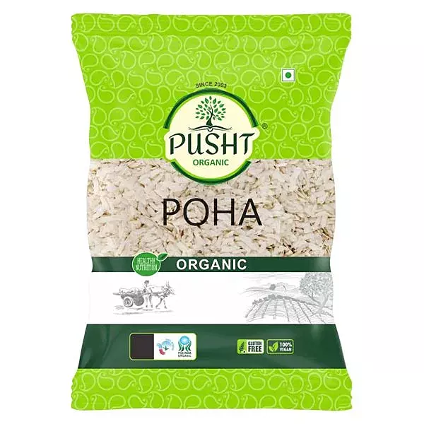 Pusht Organic White Rice Poha